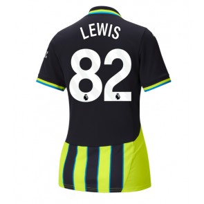 Manchester City Rico Lewis #82 Dámské Venkovní Dres 2024-25 Krátký Rukáv